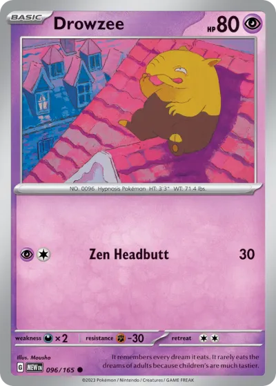 96 Drowzee 151 2023 96 Drowzee 151 2023