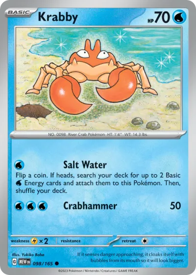 98 Krabby 151 2023 98 Krabby 151 2023