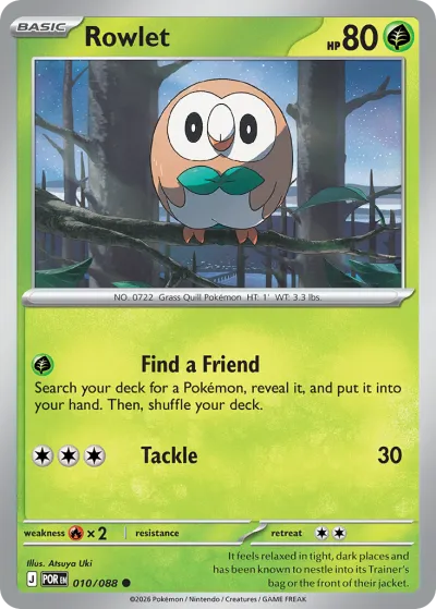 10 Rowlet Perfect Order 2026