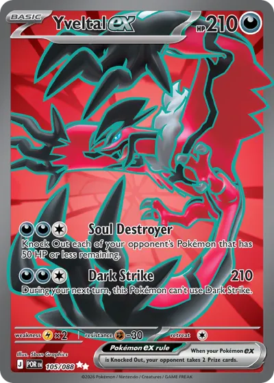 105 Yveltal ex Perfect Order 2026 105 Yveltal ex Perfect Order 2026