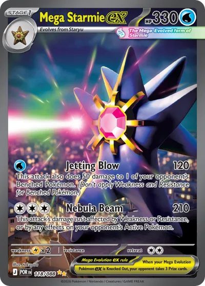 118 Mega Starmie ex Perfect Order 2026 118 Mega Starmie ex Perfect Order 2026