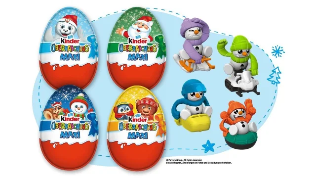 Kinder Maxi новорічний 2026: сніговики