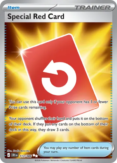 113 Special Red Card Chaos Rising 2026 113 Special Red Card Chaos Rising 2026