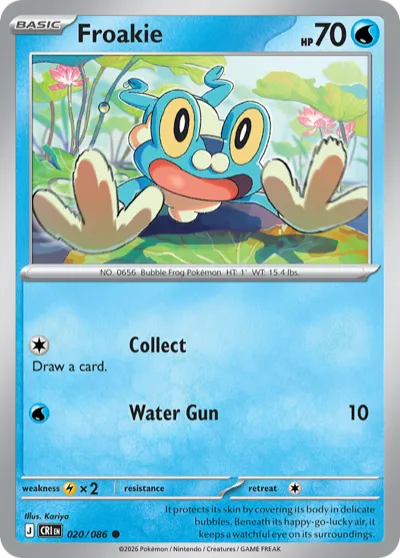 20 Froakie Chaos Rising 2026 20 Froakie Chaos Rising 2026