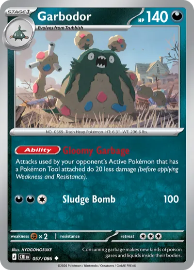 57 Garbodor Chaos Rising 2026 57 Garbodor Chaos Rising 2026