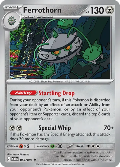 63 Ferrothorn Chaos Rising 2026 63 Ferrothorn Chaos Rising 2026