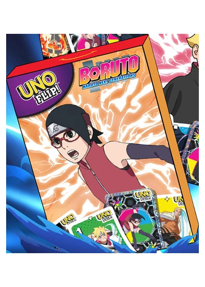 UNO Flip x Boruto Хеппі Міл: UNO x Anime 2026 UNO Flip x Boruto Хеппі Міл: UNO x Anime 2026