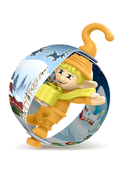 VS303 Elf mit gelbem Geschenk Kinder Überraschung Weihnachten 2026