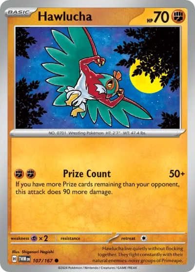 107 Hawlucha Twilight Masquerade 2024 107 Hawlucha Twilight Masquerade 2024