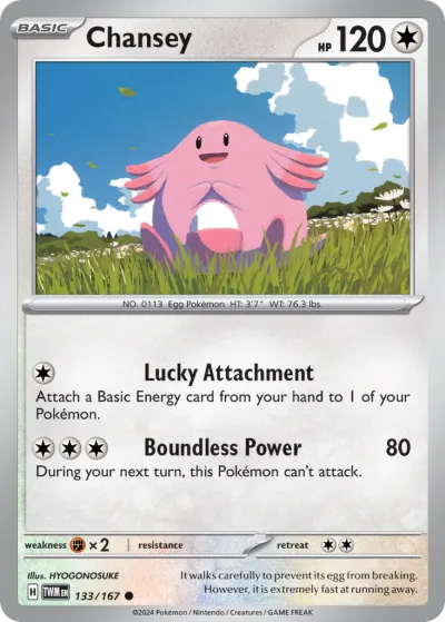 133 Chansey Twilight Masquerade 2024 133 Chansey Twilight Masquerade 2024