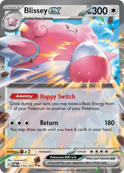 134 Blissey ex Twilight Masquerade 2024 134 Blissey ex Twilight Masquerade 2024