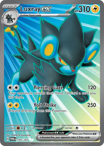 195 Luxray ex Twilight Masquerade 2024 195 Luxray ex Twilight Masquerade 2024
