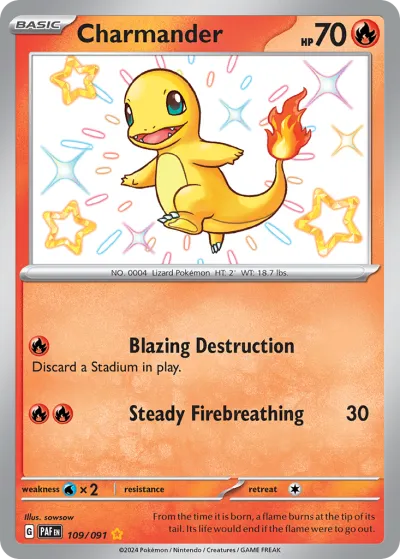 109 Charmander Paldean Fates 2024 109 Charmander Paldean Fates 2024