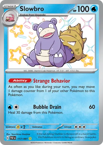 117 Slowbro Paldean Fates 2024 117 Slowbro Paldean Fates 2024