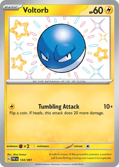 133 Voltorb Paldean Fates 2024 133 Voltorb Paldean Fates 2024