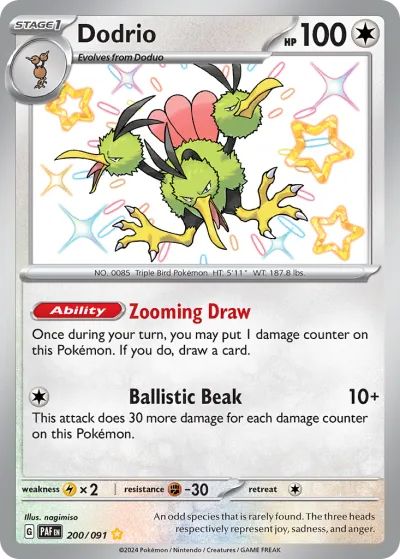 200 Dodrio Paldean Fates 2024 200 Dodrio Paldean Fates 2024