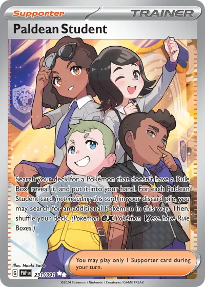 231 Paldean Student Paldean Fates 2024 231 Paldean Student Paldean Fates 2024