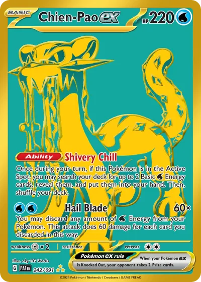 242 Chien-Pao ex Paldean Fates 2024 242 Chien-Pao ex Paldean Fates 2024