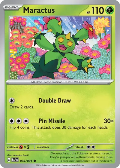 3 Maractus Paldean Fates 2024 3 Maractus Paldean Fates 2024