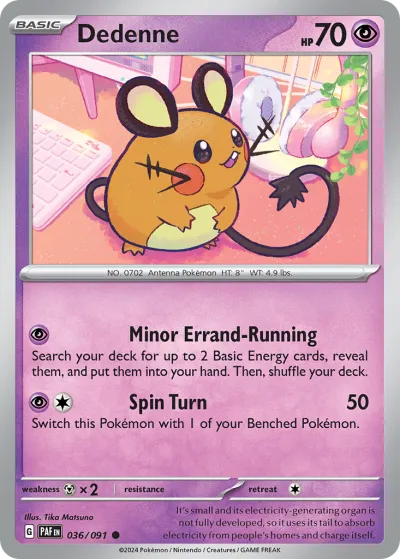 36 Dedenne Paldean Fates 2024 36 Dedenne Paldean Fates 2024