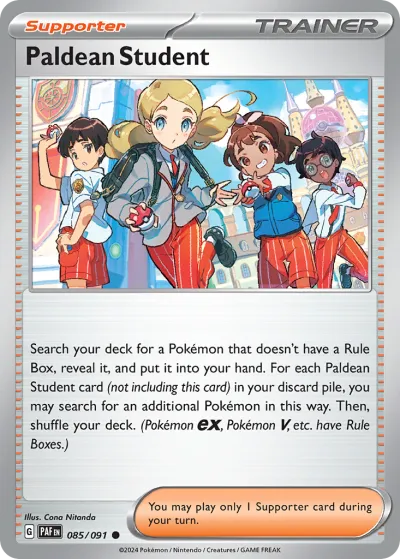 85 Paldean Student Paldean Fates 2024 85 Paldean Student Paldean Fates 2024