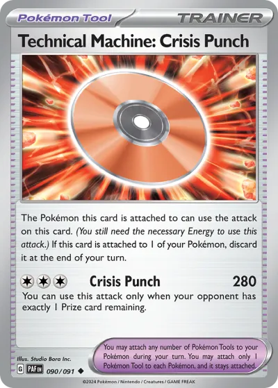 90 Technical Machine: Crisis Punch Paldean Fates 2024 90 Technical Machine: Crisis Punch Paldean Fates 2024