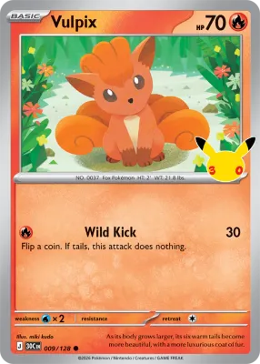 9 Vulpix 30th Celebration 2026 9 Vulpix 30th Celebration 2026