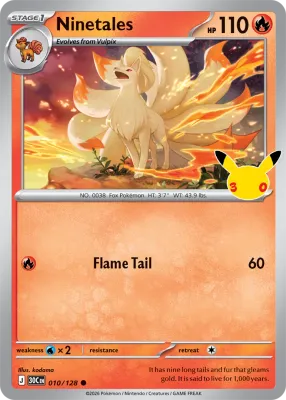 10 Ninetales 30th Celebration 2026
