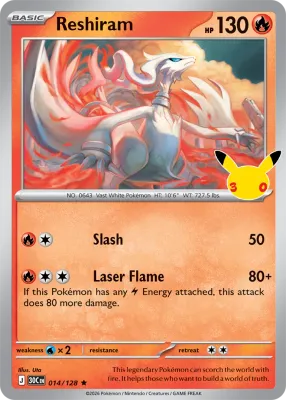 14 Reshiram 30th Celebration 2026