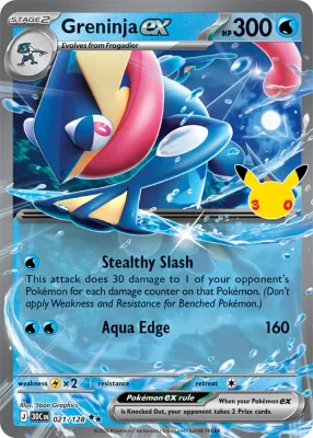 21 Greninja ex 30th Celebration 2026 21 Greninja ex 30th Celebration 2026