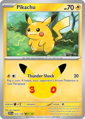 23 Pikachu 30th Celebration 2026 23 Pikachu 30th Celebration 2026