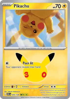 26 Pikachu 30th Celebration 2026 26 Pikachu 30th Celebration 2026