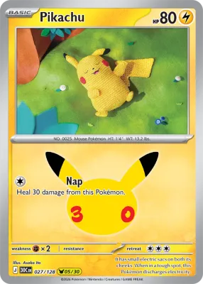 27 Pikachu 30th Celebration 2026 27 Pikachu 30th Celebration 2026
