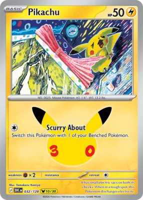 32 Pikachu 30th Celebration 2026 32 Pikachu 30th Celebration 2026
