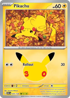 35 Pikachu 30th Celebration 2026 35 Pikachu 30th Celebration 2026
