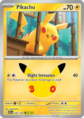 36 Pikachu 30th Celebration 2026 36 Pikachu 30th Celebration 2026