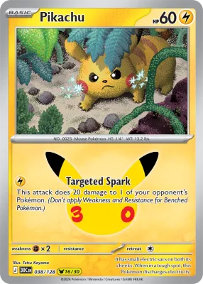38 Pikachu 30th Celebration 2026 38 Pikachu 30th Celebration 2026