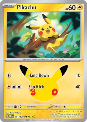 41 Pikachu 30th Celebration 2026 41 Pikachu 30th Celebration 2026
