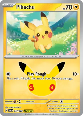 47 Pikachu 30th Celebration 2026 47 Pikachu 30th Celebration 2026