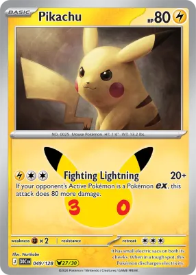 49 Pikachu 30th Celebration 2026 49 Pikachu 30th Celebration 2026
