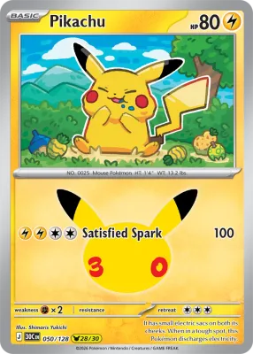 50 Pikachu 30th Celebration 2026 50 Pikachu 30th Celebration 2026