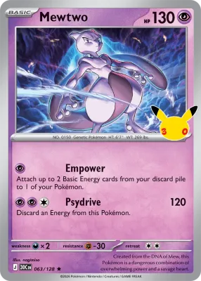 63 Mewtwo 30th Celebration 2026 63 Mewtwo 30th Celebration 2026