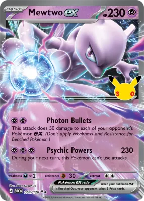 64 Mewtwo ex 30th Celebration 2026 64 Mewtwo ex 30th Celebration 2026