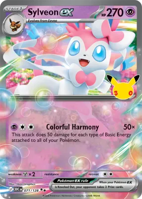 71 Sylveon ex 30th Celebration 2026 71 Sylveon ex 30th Celebration 2026