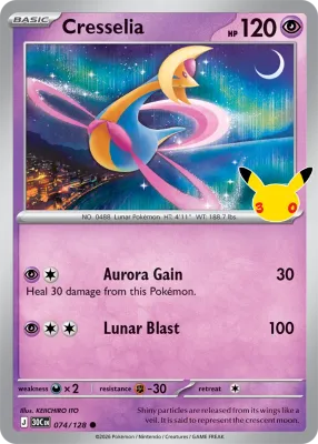 74 Cresselia 30th Celebration 2026 74 Cresselia 30th Celebration 2026