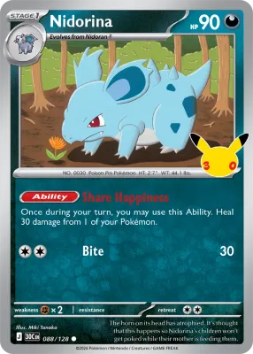 88 Nidorina 30th Celebration 2026 88 Nidorina 30th Celebration 2026
