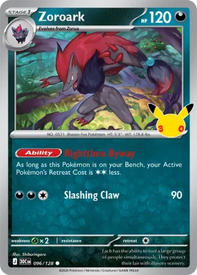 96 Zoroark 30th Celebration 2026 96 Zoroark 30th Celebration 2026