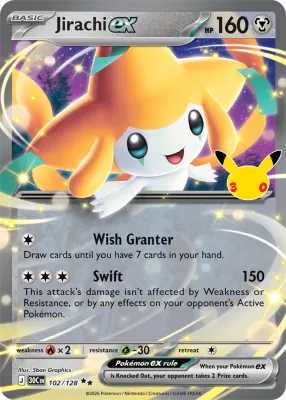 102 Jirachi ex 30th Celebration 2026 102 Jirachi ex 30th Celebration 2026