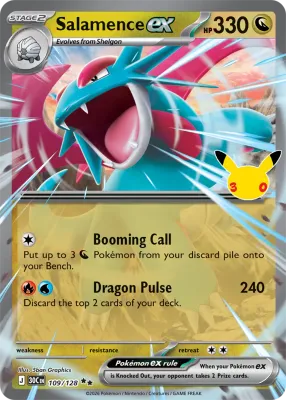 109 Salamence ex 30th Celebration 2026 109 Salamence ex 30th Celebration 2026