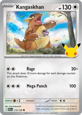 114 Kangaskhan 30th Celebration 2026 114 Kangaskhan 30th Celebration 2026